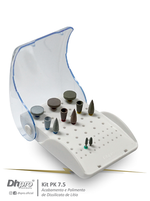 Kit PK 7.5 - Acabamento e Polimento de Dissilicato de Lítio - Intra Oral - Dhpro