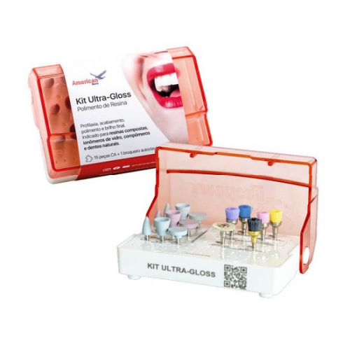 Kit Ultra-Gloss Polimento de Resina - American Burrs