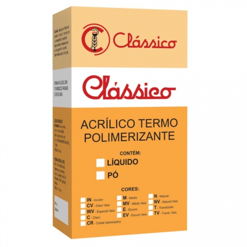 Resina Acrílica Termo Líquido 250ml - Clássico