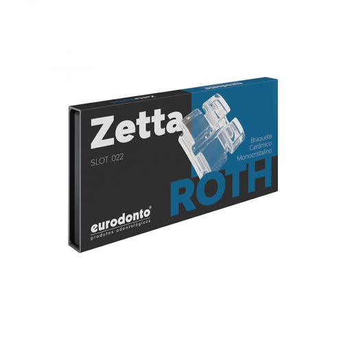 Zetta Roth Kit 022 Bráquete Cerâmico Monocristalino / Safira - Eurodonto