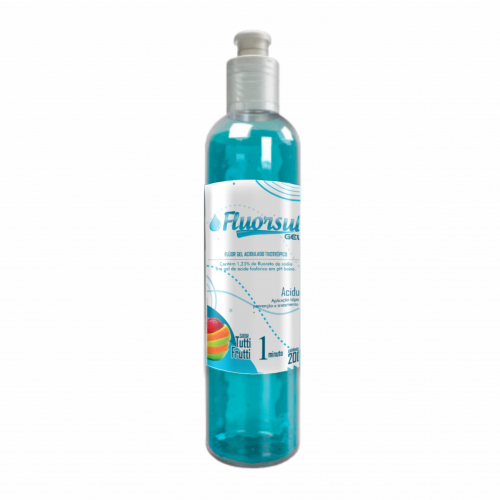 Fluorsul Gel Acidulado 1,23% Sabor Tutti-Frutti 200ml - Iodontosul