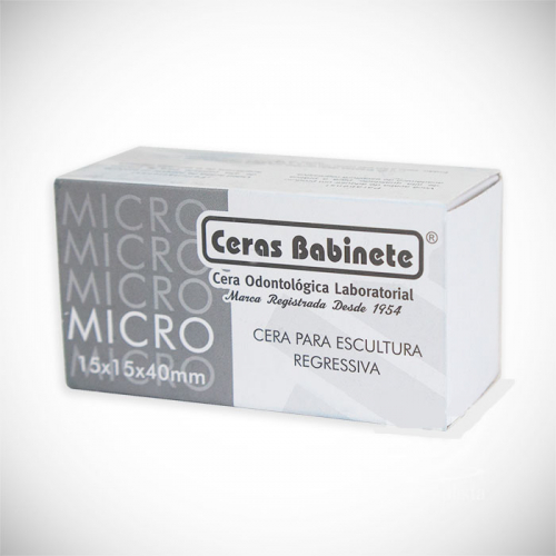 Cera Enceramento Regressivo bloco 15x15x40mm c/10und. - Babinete