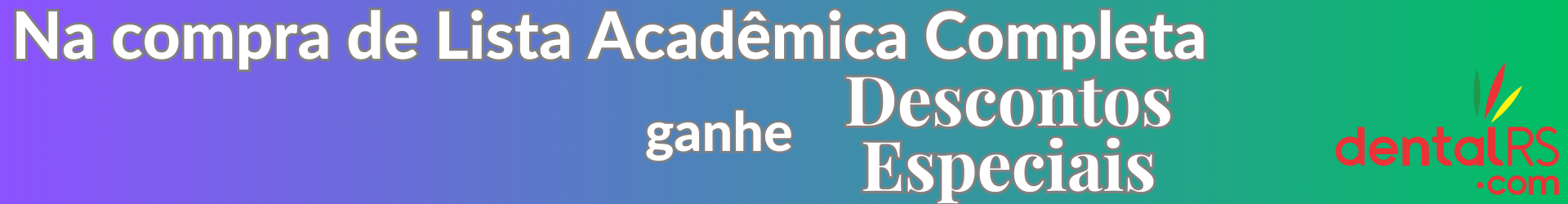 Banner - Listas Acadêmicas